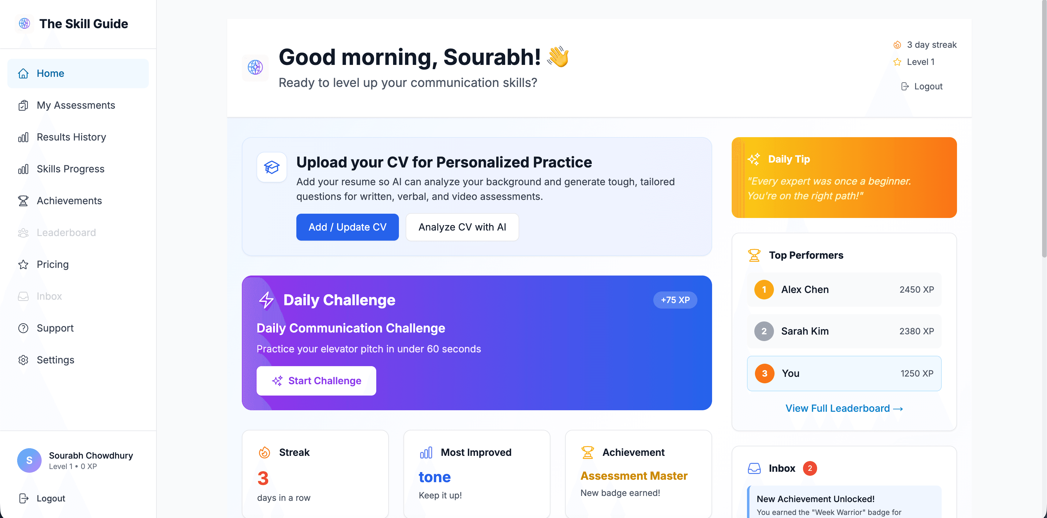 The Skill Guide product screenshot 1